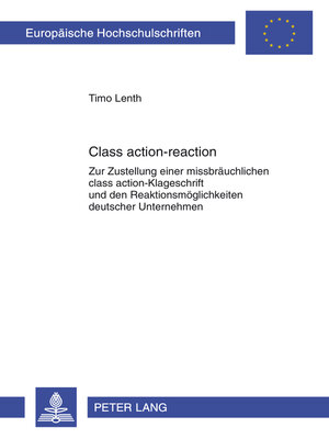 cover image of Class action-reaction